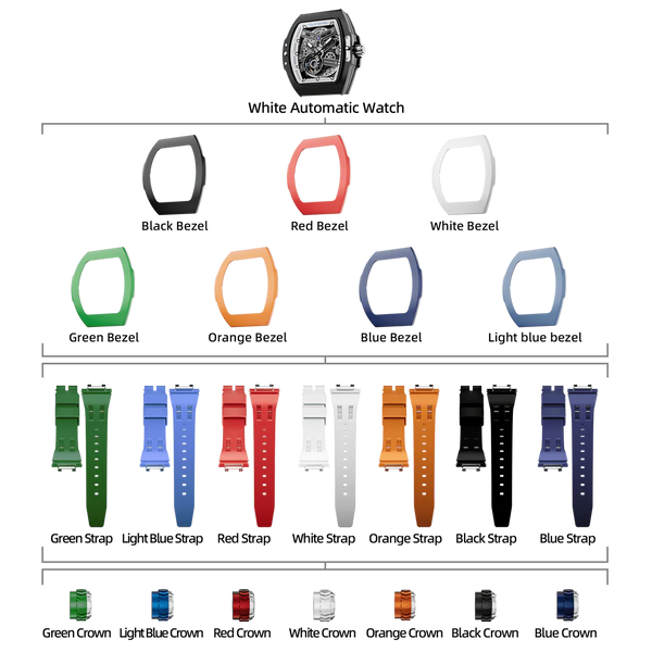 Atomic Interchangeable Automatic Watch Combo (7-in-1)