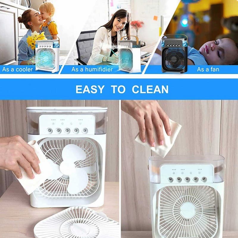 3-IN-1 HUMIDIFIER COOLING FAN