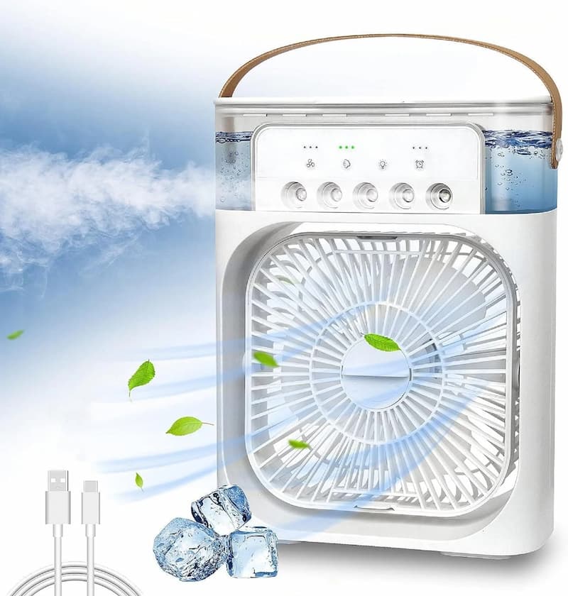3-IN-1 HUMIDIFIER COOLING FAN